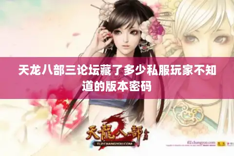 天龙八部三论坛藏了多少私服玩家不知道的版本密码