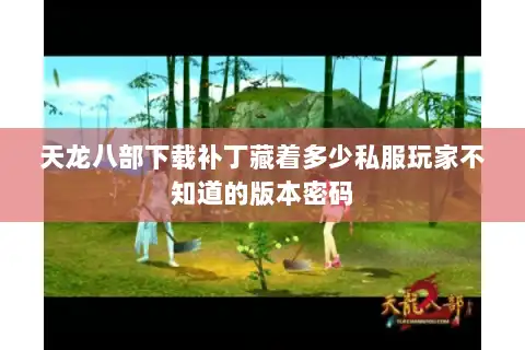 天龙八部下载补丁藏着多少私服玩家不知道的版本密码