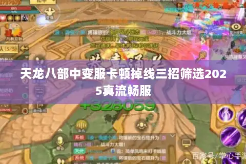 天龙八部中变服卡顿掉线三招筛选2025真流畅服