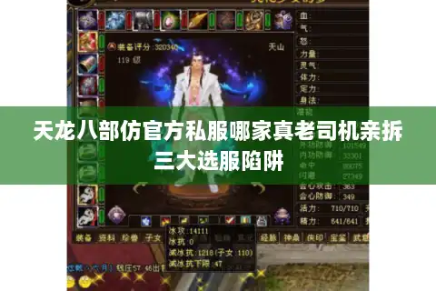 天龙八部仿官方私服哪家真老司机亲拆三大选服陷阱