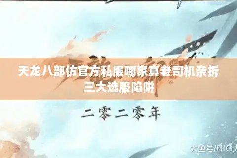 天龙八部仿官方私服哪家真老司机亲拆三大选服陷阱