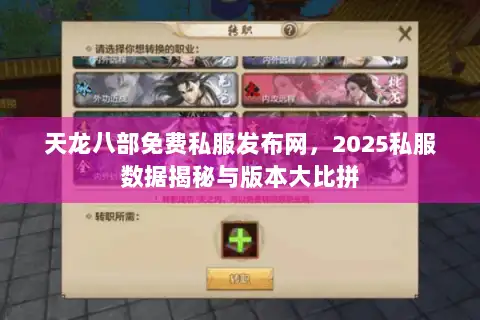 天龙八部免费私服发布网，2025私服数据揭秘与版本大比拼