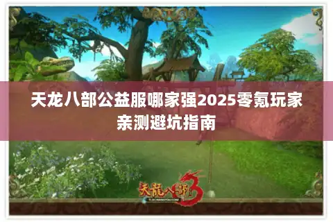 天龙八部公益服哪家强2025零氪玩家亲测避坑指南