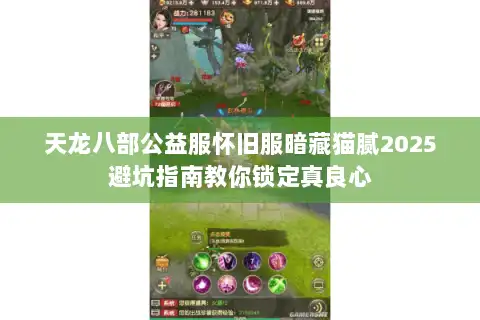 天龙八部公益服怀旧服暗藏猫腻2025避坑指南教你锁定真良心