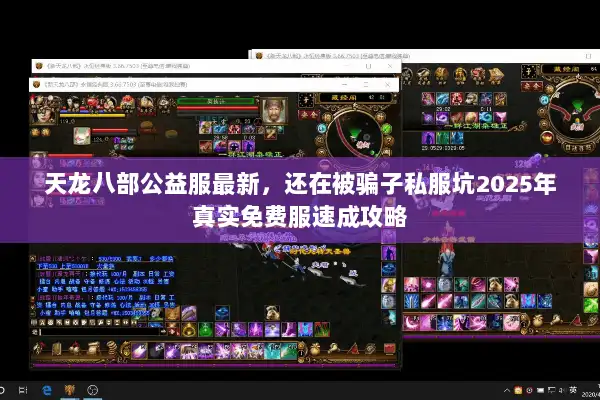 天龙八部公益服最新，还在被骗子私服坑2025年真实免费服速成攻略