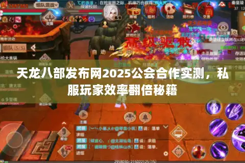 天龙八部发布网2025公会合作实测，私服玩家效率翻倍秘籍
