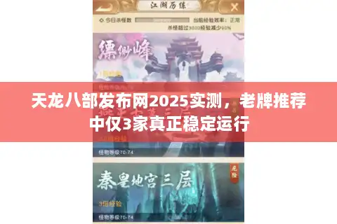 天龙八部发布网2025实测，老牌推荐中仅3家真正稳定运行