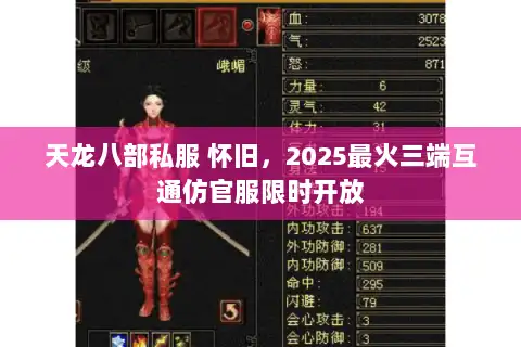 天龙八部私服 怀旧，2025最火三端互通仿官服限时开放