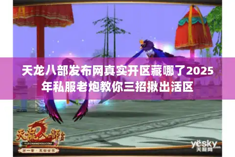 天龙八部发布网真实开区藏哪了2025年私服老炮教你三招揪出活区