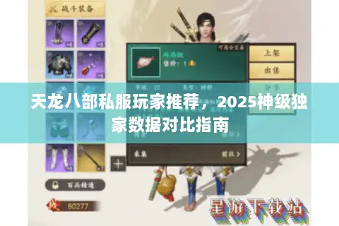 天龙八部私服玩家推荐,2025神级独家数据对比指南 天龙八部私服玩家推荐,2025神级独家数据对比指南