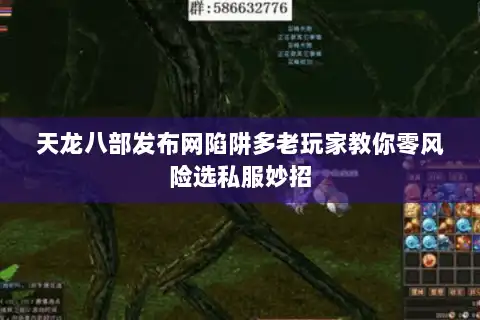 天龙八部发布网陷阱多老玩家教你零风险选私服妙招