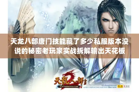 天龙八部唐门技能藏了多少私服版本没说的秘密老玩家实战拆解输出天花板