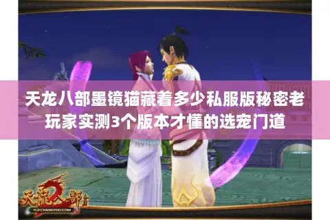 天龙八部墨镜猫藏着多少私服版秘密老玩家实测3个版本才懂的选宠门道