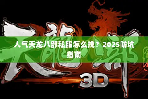 人气天龙八部私服怎么挑？2025防坑指南