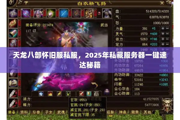 天龙八部怀旧服私服,2025年私藏服务器一键速达秘籍 天龙八部怀旧服私服,2025年私藏服务器一键速达秘籍
