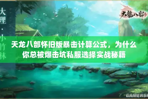 天龙八部怀旧版暴击计算公式，为什么你总被爆击坑私服选择实战秘籍