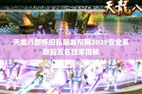 天龙八部怀旧私服发布网2025安全系数前五名独家揭秘 天龙八部怀旧私服发布网2025安全系数前五名独家揭秘