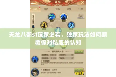天龙八部sf玩家必看,独家玩法如何颠覆你对私服的认知 天龙八部sf玩家必看,独家玩法如何颠覆你对私服的认知