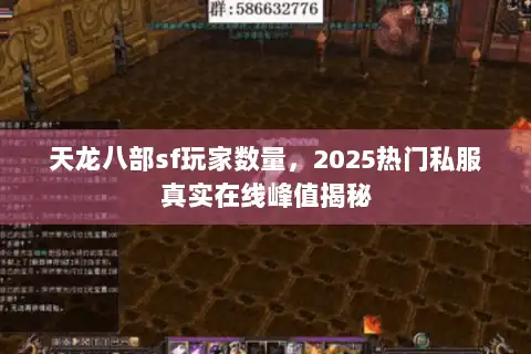 天龙八部sf玩家数量，2025热门私服真实在线峰值揭秘