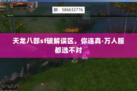 天龙八部sf破解误区,你连真·万人服都选不对 天龙八部sf破解误区,你连真·万人服都选不对