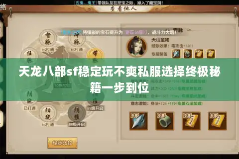 天龙八部sf稳定玩不爽私服选择终极秘籍一步到位