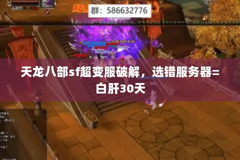 天龙八部sf超变服破解，选错服务器=白肝30天