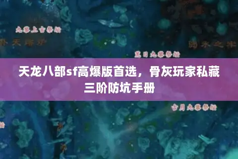 天龙八部sf高爆版首选,骨灰玩家私藏三阶防坑手册 天龙八部sf高爆版首选,骨灰玩家私藏三阶防坑手册