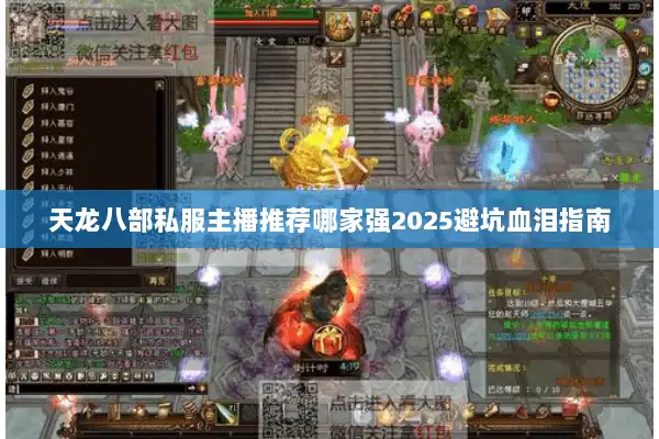 天龙八部私服主播推荐哪家强2025避坑血泪指南