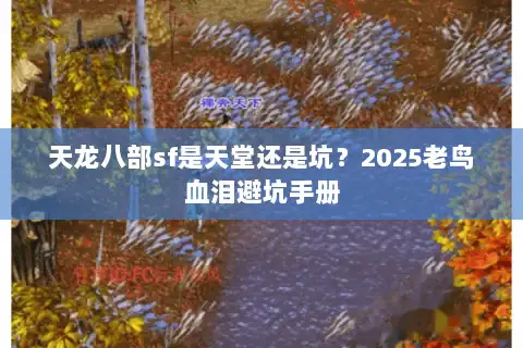 天龙八部sf是天堂还是坑？2025老鸟血泪避坑手册