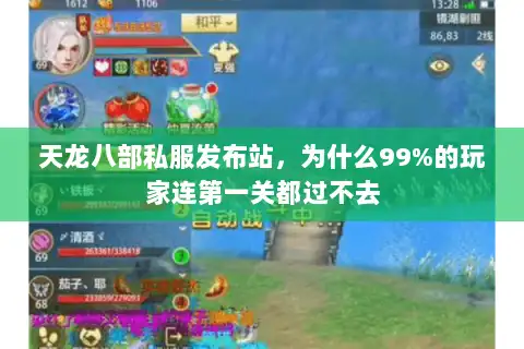 天龙八部私服发布站，为什么99%的玩家连第一关都过不去