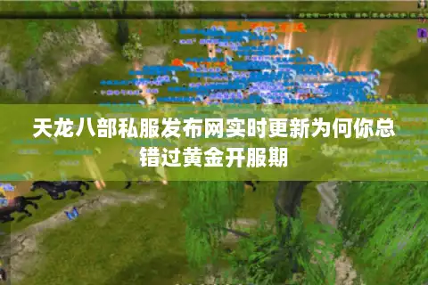 天龙八部私服发布网实时更新为何你总错过黄金开服期