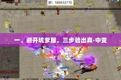 一、避开坑爹服，三步验出真·中变