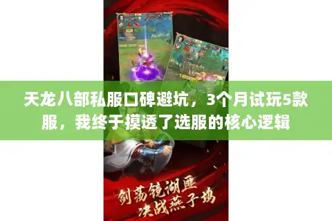 天龙八部私服口碑避坑，3个月试玩5款服，我终于摸透了选服的核心逻辑