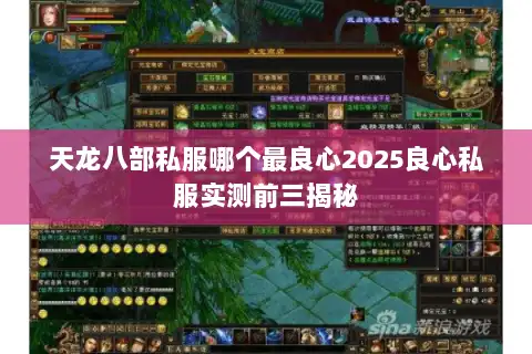 天龙八部私服哪个最良心2025良心私服实测前三揭秘