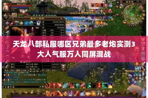 天龙八部私服哪区兄弟最多老炮实测3大人气服万人同屏混战