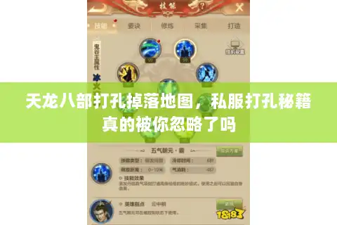 天龙八部打孔掉落地图,私服打孔秘籍真的被你忽略了吗 天龙八部打孔掉落地图,私服打孔秘籍真的被你忽略了吗