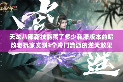 天龙八部新技能藏了多少私服版本的暗改老玩家实测3个冷门流派的逆天效果