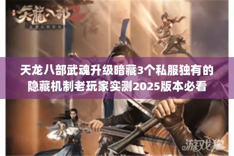 天龙八部武魂升级暗藏3个私服独有的隐藏机制老玩家实测2025版本必看