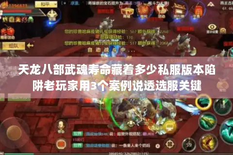 天龙八部武魂寿命藏着多少私服版本陷阱老玩家用3个案例说透选服关键