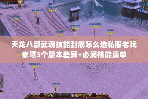 天龙八部武魂技能到底怎么选私服老玩家曝3个版本差异+必满技能清单