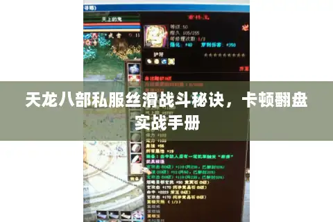 天龙八部私服丝滑战斗秘诀，卡顿翻盘实战手册