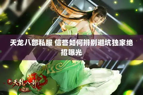 天龙八部私服 信誉如何辨别避坑独家绝招曝光