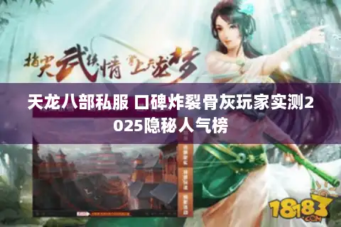 天龙八部私服 口碑炸裂骨灰玩家实测2025隐秘人气榜