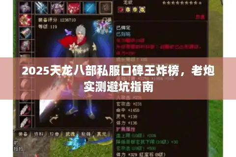 2025天龙八部私服口碑王炸榜，老炮实测避坑指南