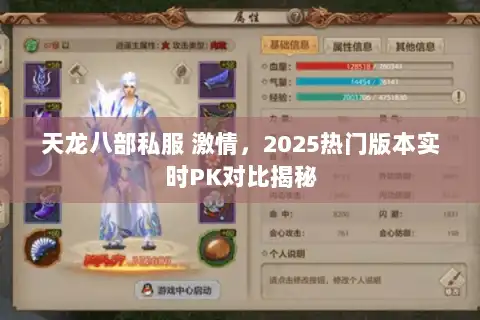 天龙八部私服 激情，2025热门版本实时PK对比揭秘
