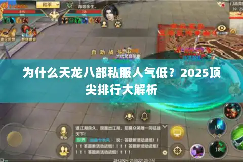 为什么天龙八部私服人气低？2025顶尖排行大解析