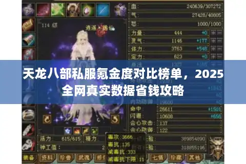 天龙八部私服氪金度对比榜单,2025全网真实数据省钱攻略 天龙八部私服氪金度对比榜单,2025全网真实数据省钱攻略