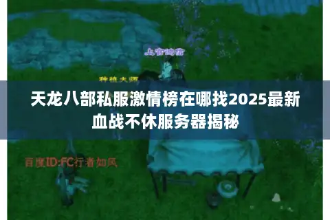 天龙八部私服激情榜在哪找2025最新血战不休服务器揭秘