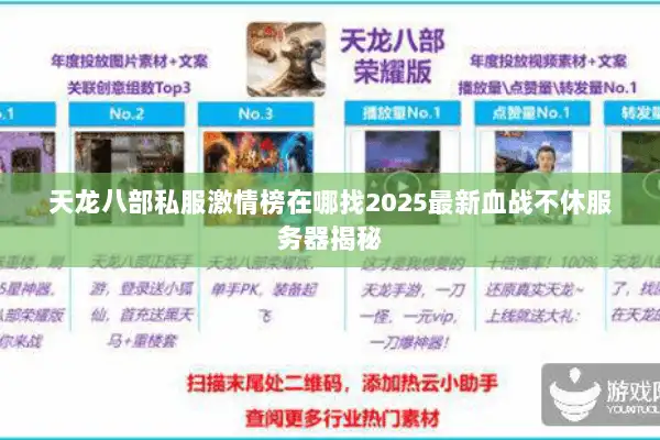 天龙八部私服激情榜在哪找2025最新血战不休服务器揭秘