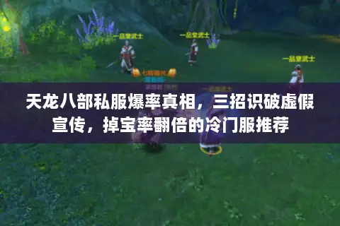 天龙八部私服爆率真相，三招识破虚假宣传，掉宝率翻倍的冷门服推荐